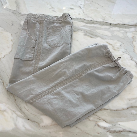 FREE PEOPLE BEIGE PANTS SIZE 4 - Picture 7 of 16